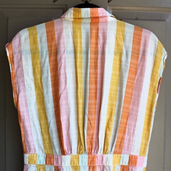 Loft Women's Size 8 Stripped Maxi Dress - Picture 7 of 9